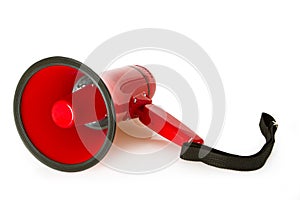 Red megaphone