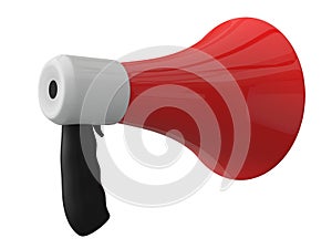 Red megaphone