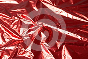 Red Metallized Paper Ã¢â¬' Textured Background