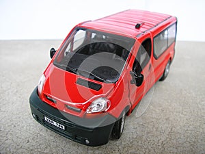 Red Model Car - Van. Hobby, Collection