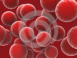 Red molecule structure