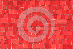 Red mosaics photo