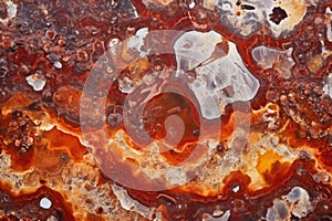red moss agate texture macro