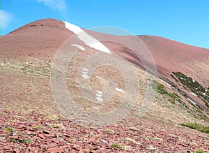 Red Mountain Close view of Castel wildland Provincial Park