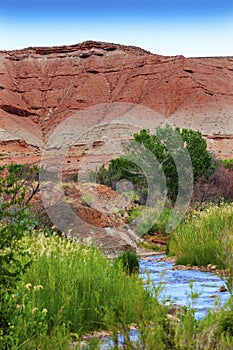 Red Mountain Fremont River Capitol Reef National Park Utah