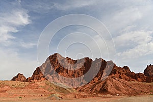 The Red mountain photo