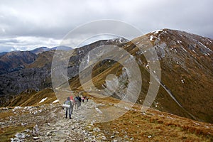 Red Mountain Peaks, Tatras Mountains in Poland