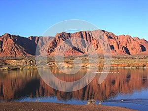 Red Mountain pond reflection