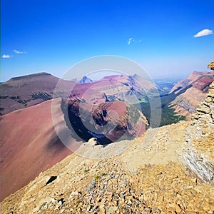 Red Mountains view of Castel wildland Provincial Park