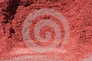 Red mulch