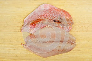 Red mullet fillets