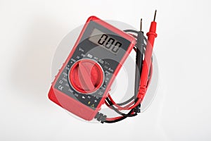 Red multimeter isolated