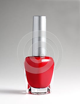 Red nail varnish