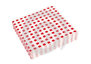 Red napkins