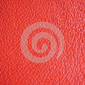 Red Natural Leather Texture Macro Background