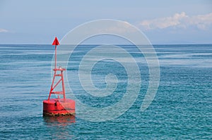 Red Navagation Buoy