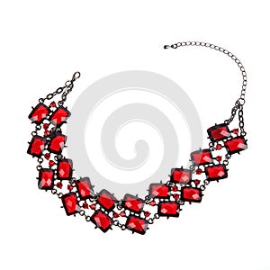 Red necklace