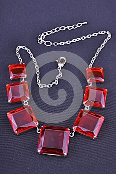 RED NECKLACE