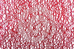 Red Netting Fabric photo