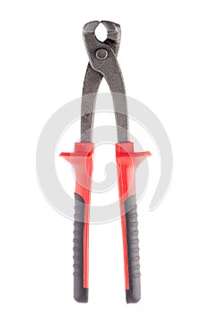 Red nippers isolated