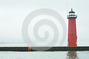 Red North Pier Lighthouse - Kenosha, Wisconsin