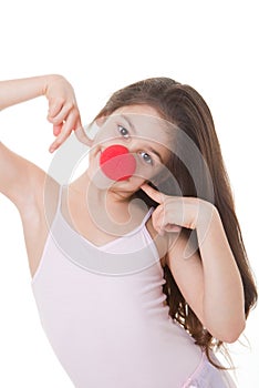 Red nose day kid