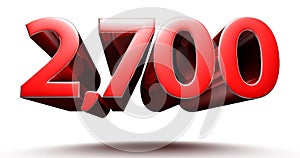 Numbers 2700.