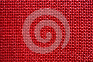 Red nylon fabric pattern texture. photo