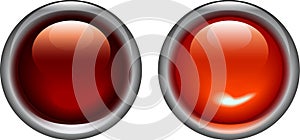 Red on and off lights