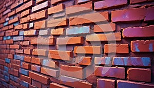 red old brick wall background, brick wall texture, brick wall structure