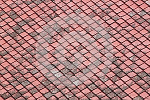 Red old Tiles roof.