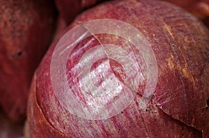 Red onion in Thai kitchen for Thai food