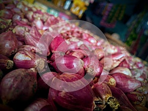 Red onions salad condimen
