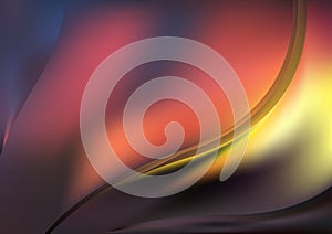 Red Orange Abstract Background Vector Illustration Design