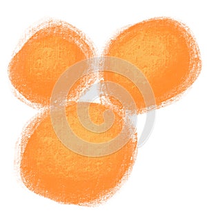 Red orange color sphere bubble circle paitning drawing brush texture background sphere photo