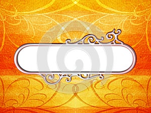 Red Orange Grunge Background and banner