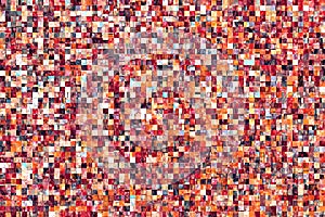 Red Orange tiles abstract background