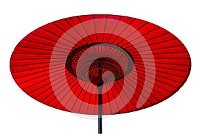 Red Oriental Parasol