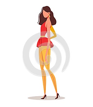 Red Outfit Fashion Figure