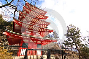 Red pagoda