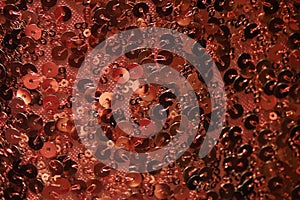 red pailletes texture backfround detail