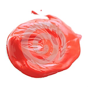 Red paint blob