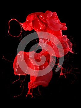 Red Paint Splash