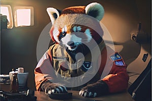 Red Panda pilot or astronaut