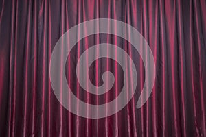 Red panel background wallpaper texture Red closed curtain with light spots in a theater . . Red Stage Curtain