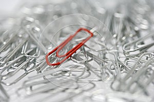 Red paper clip