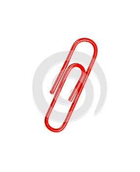 Red paperclip