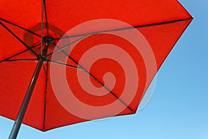 Red parasol