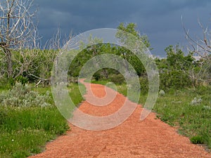 Red path