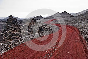 Red path Iceland